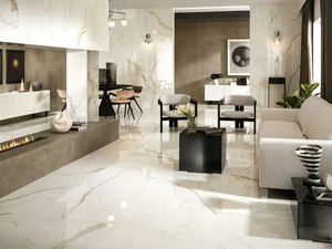 MARVEL SHINE - Porcelain stoneware flooring with marble effect _ Atlas Concorde